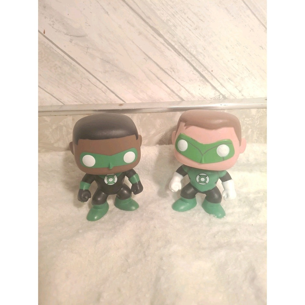 Funko Pop! Green Lantern Hal Jordan #11 - Vaulted (2011) & #180 Loose OOB
